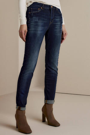 tapered fit jeans Venus-5125 dark blue denim