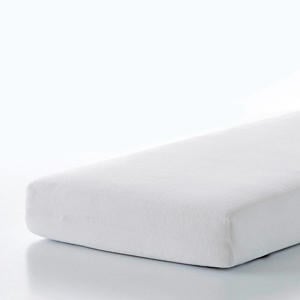 katoenen molton hoeslaken (tot 25 cm matras) wit