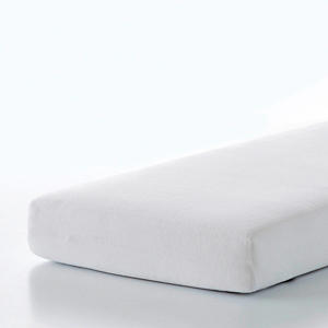 katoenen molton hoeslaken (tot 25 cm matras) wit