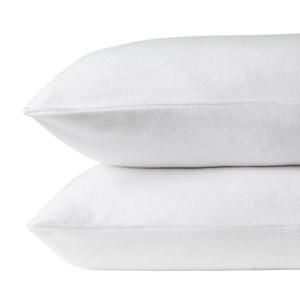 kussensloop molton wit (set van 2) (40x60 cm)