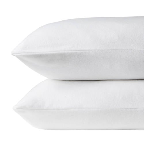 NOUS Living kussensloop molton wit (set van 2) (40x60 cm) afbeelding