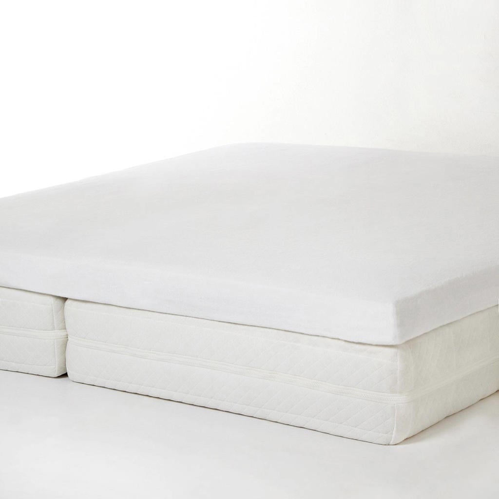 NOUS Living katoenen topmatras molton tot 15 cm - wit