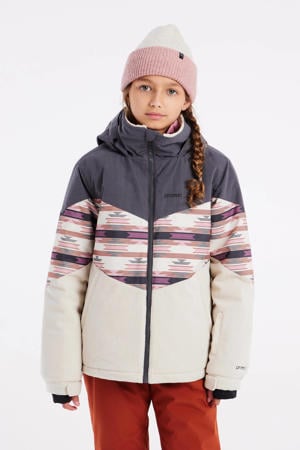 ski-jas PRTSWAN JR offwhite/grijs/roze