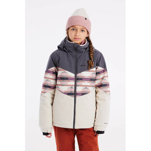 Protest ski-jas PRTSWAN JR offwhite/grijs/roze afbeelding