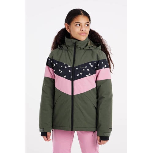 Protest ski-jas PRTFUGY JR groen/zwart/roze afbeelding