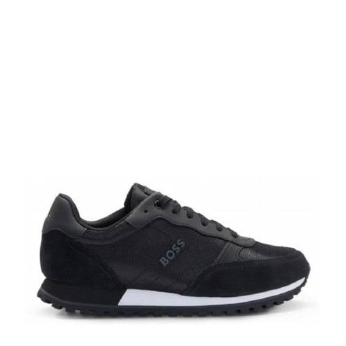 BOSS Parkour-L Runn NY N leren sneakers zwart afbeelding