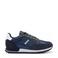 BOSS Parkour-L Runn NY N leren sneakers donkerblauw