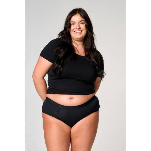 Moodies Undies hipster menstruatieslip heavy zwart afbeelding