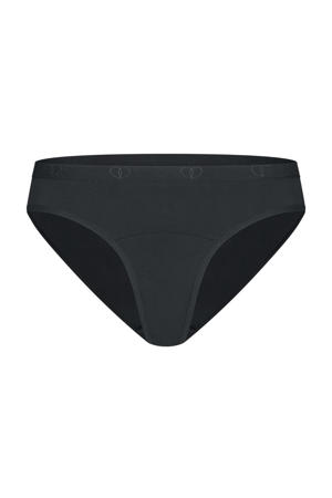 medium absorberende menstruatieslip zwart