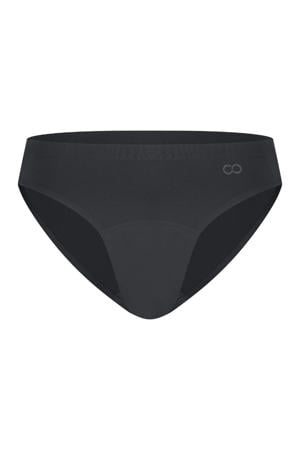 medium absorberende brazilian menstruatieslip zwart