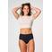 Moodies Undies medium/sterk absorberende seamless high waist menstruatieslip zwart