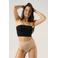 Moodies Undies medium/sterk absorberende seamless high waist menstruatieslip beige
