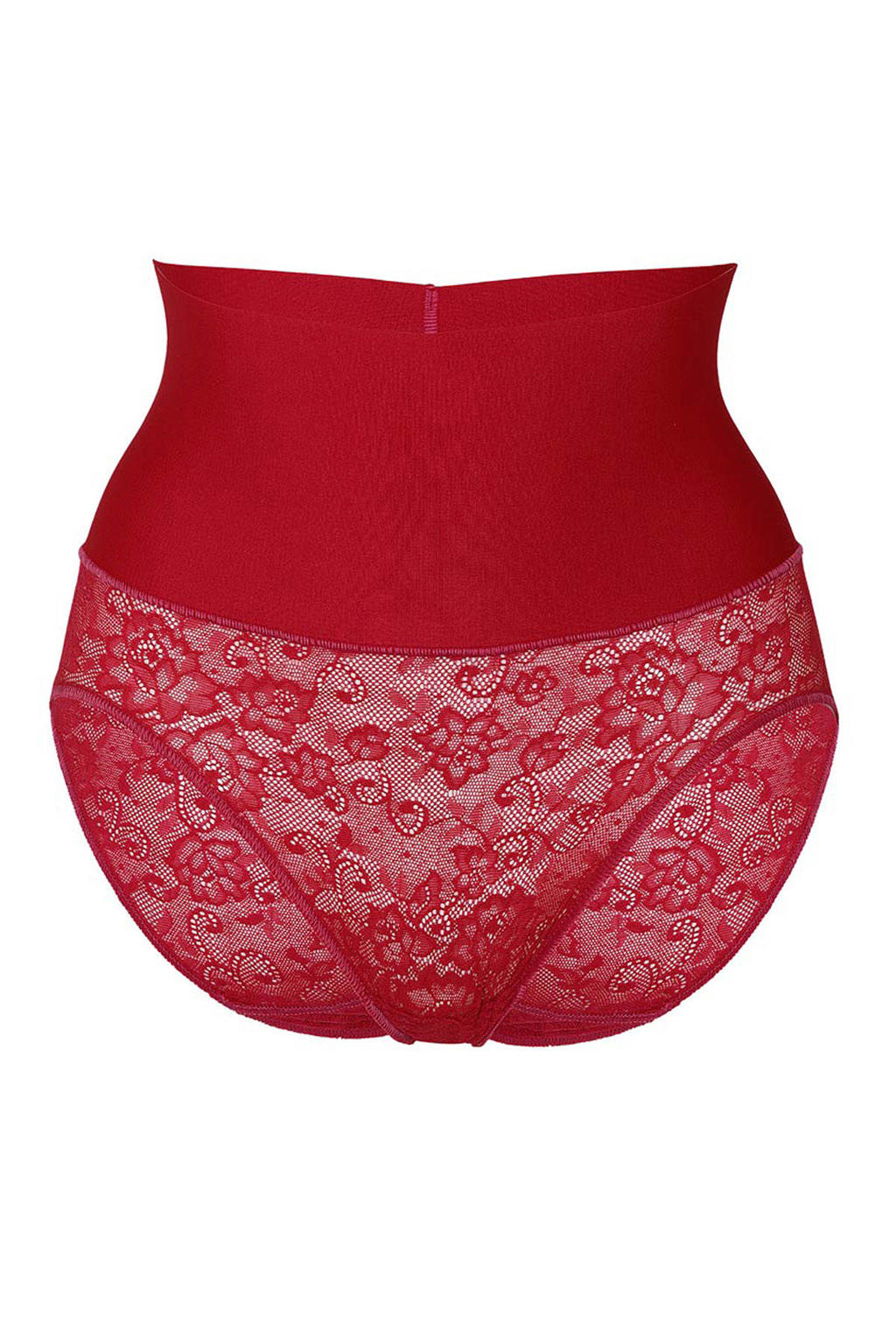 Maidenform high waist corrigerende slip Tame Your Tummy rood wehkamp