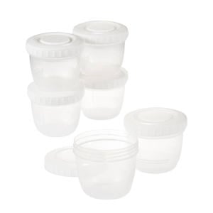 Moedermelk en Babyvoeding Bewaarbakjes - 6 Stuks