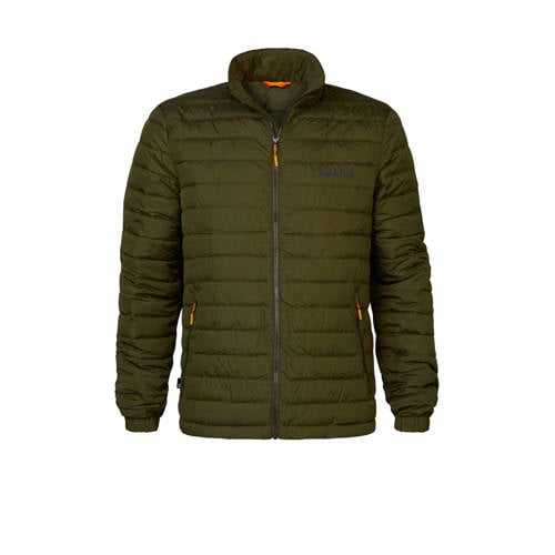 Timberland gewatteerde jas van polyester olijfgroen afbeelding