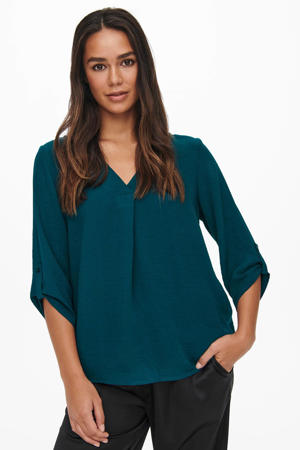 blousetop JDYDIVYA donkerblauw