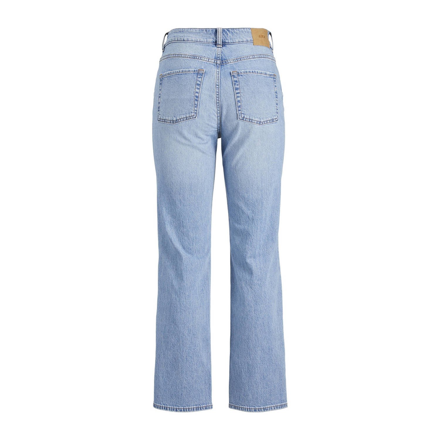 JJXX high waist straight fit jeans JXNICE light blue denim