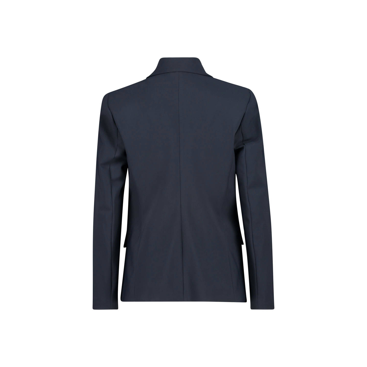 Claudia Sträter jersey getailleerde blazer marine