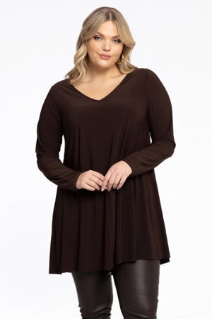 tuniek DOLCE van travelstof bruin
