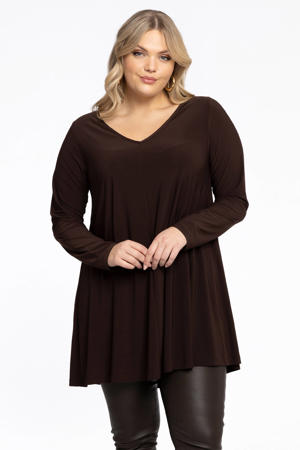 tuniek DOLCE van travelstof bruin