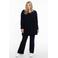 YOEK tuniek DOLCE van travelstof donkerblauw