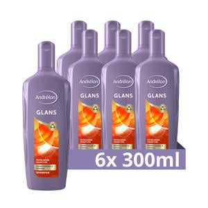Andrelon Glans shampoo - 6 x 300 ml - voordeelverpakking
