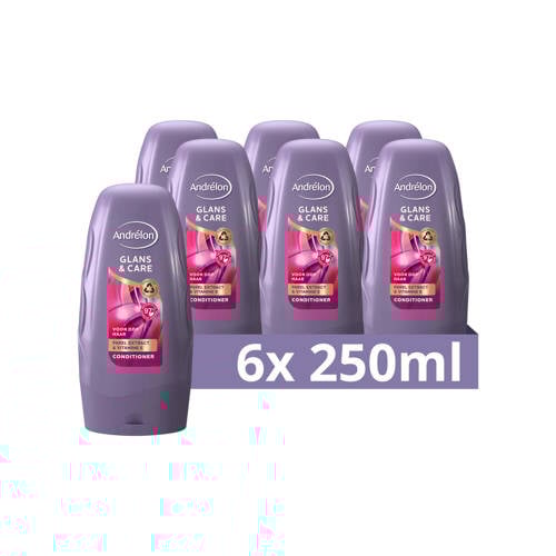 Wehkamp Andrélon Glans & Care conditioner - 6 x 250 ml aanbieding