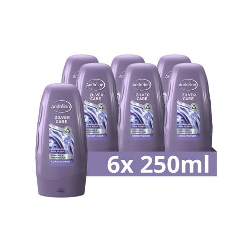 Wehkamp Andrélon Zilver Care conditioner - 6 x 250 ml aanbieding