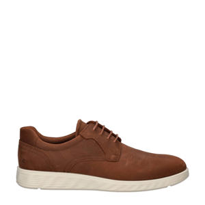   nubuck veterschoenen cognac