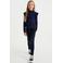 WE Fundamentals longsleeve met ruches blauw