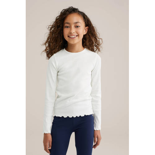 WE Fashion longsleeve hardblauw afbeelding