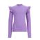 WE Fundamentals longsleeve met ruches lila