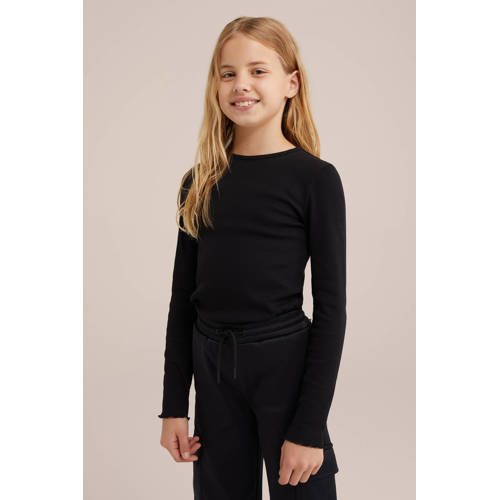 WE Fashion longsleeve hardblauw afbeelding