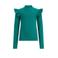 WE Fundamentals longsleeve met ruches groen