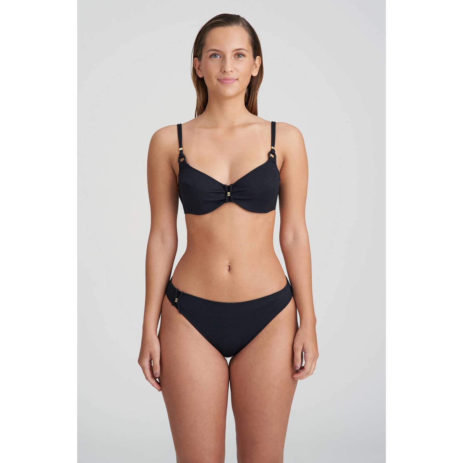 MARIE JO Bikinibroekje in effen design model 'DAHU'