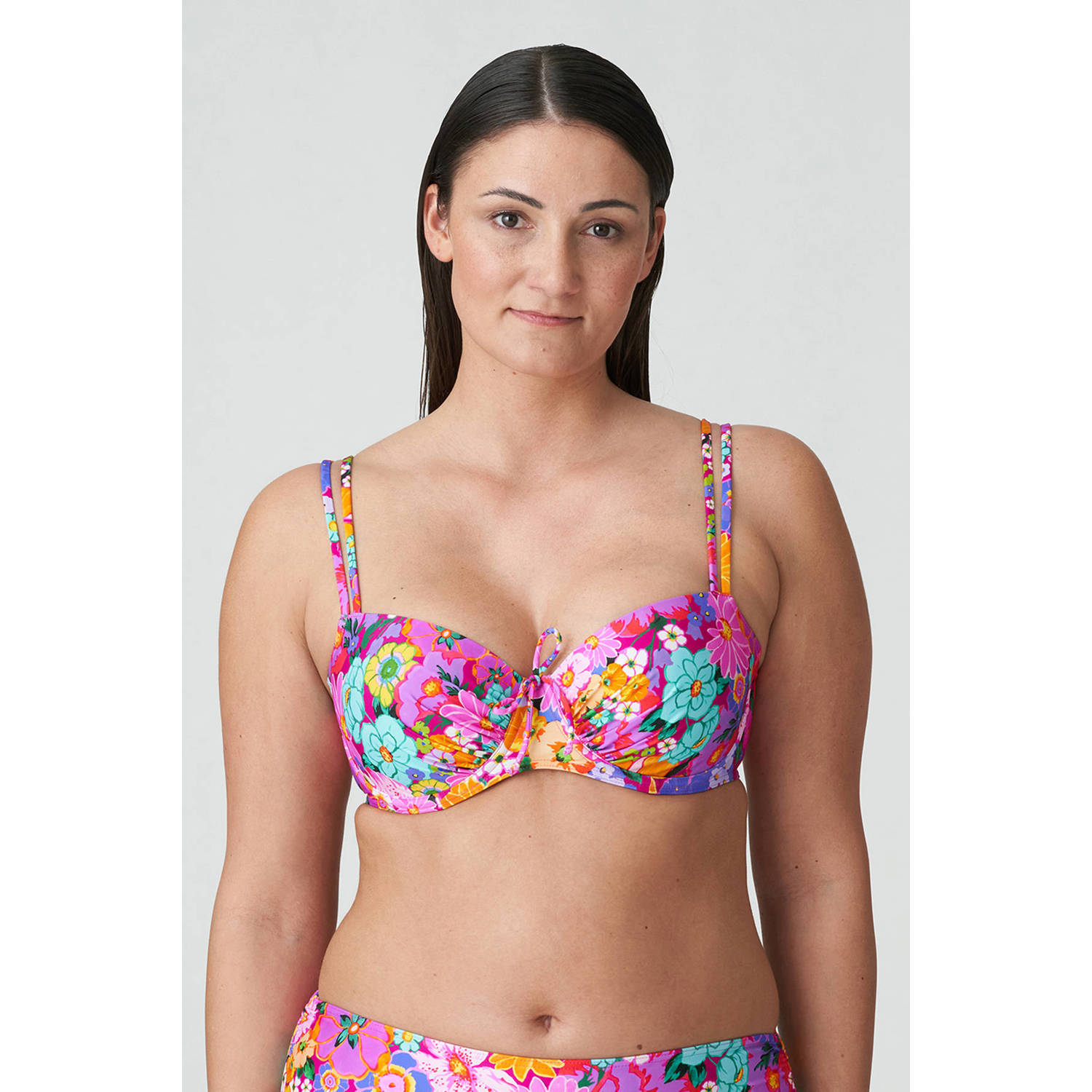 PrimaDonna voorgevormde beugel bikinitop Najac roze oranje paars