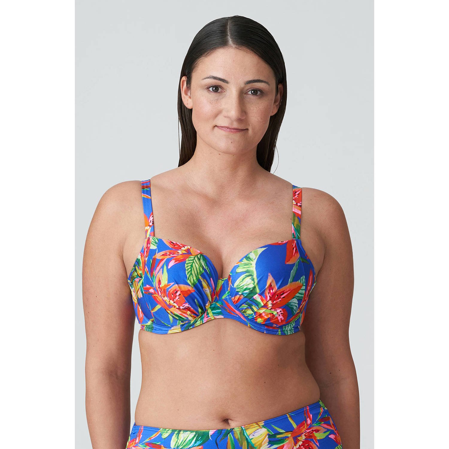 PrimaDonna voorgevormde beugel bikinitop Latakia blauw groen rood