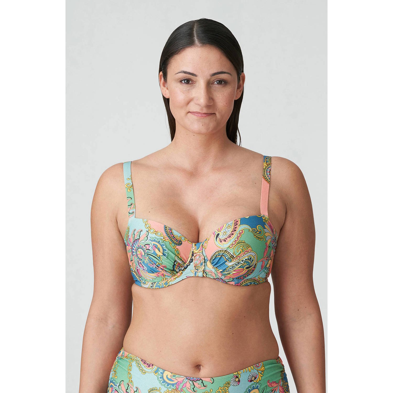 PrimaDonna voorgevormde beugel bikinitop Celaya groen roze blauw