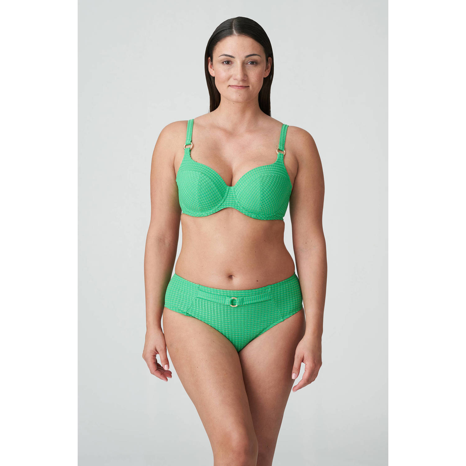 PrimaDonna bikinibroekje Maringa met lurex groen