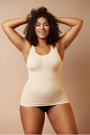 corrigerend hemd lichtbeige