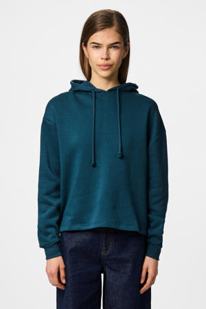 hoodie PCCHILLI jeansblauw