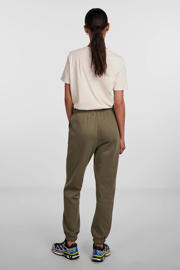 thumbnail: PIECES high waist regular fit sweatpants PCCHILLI olijfgroen