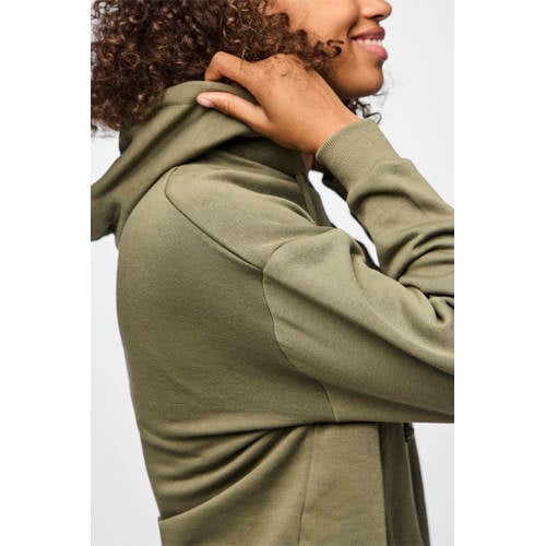 PIECES hoodie PCCHILLI olijfgroen afbeelding