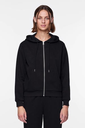 sweatvest PCCHILLI zwart