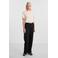 PIECES high waist wide leg sweatpants PCCHILLI zwart