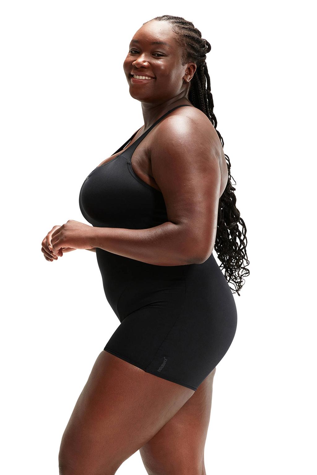 Speedo Endurance+ sportbadpak Legsuit zwart