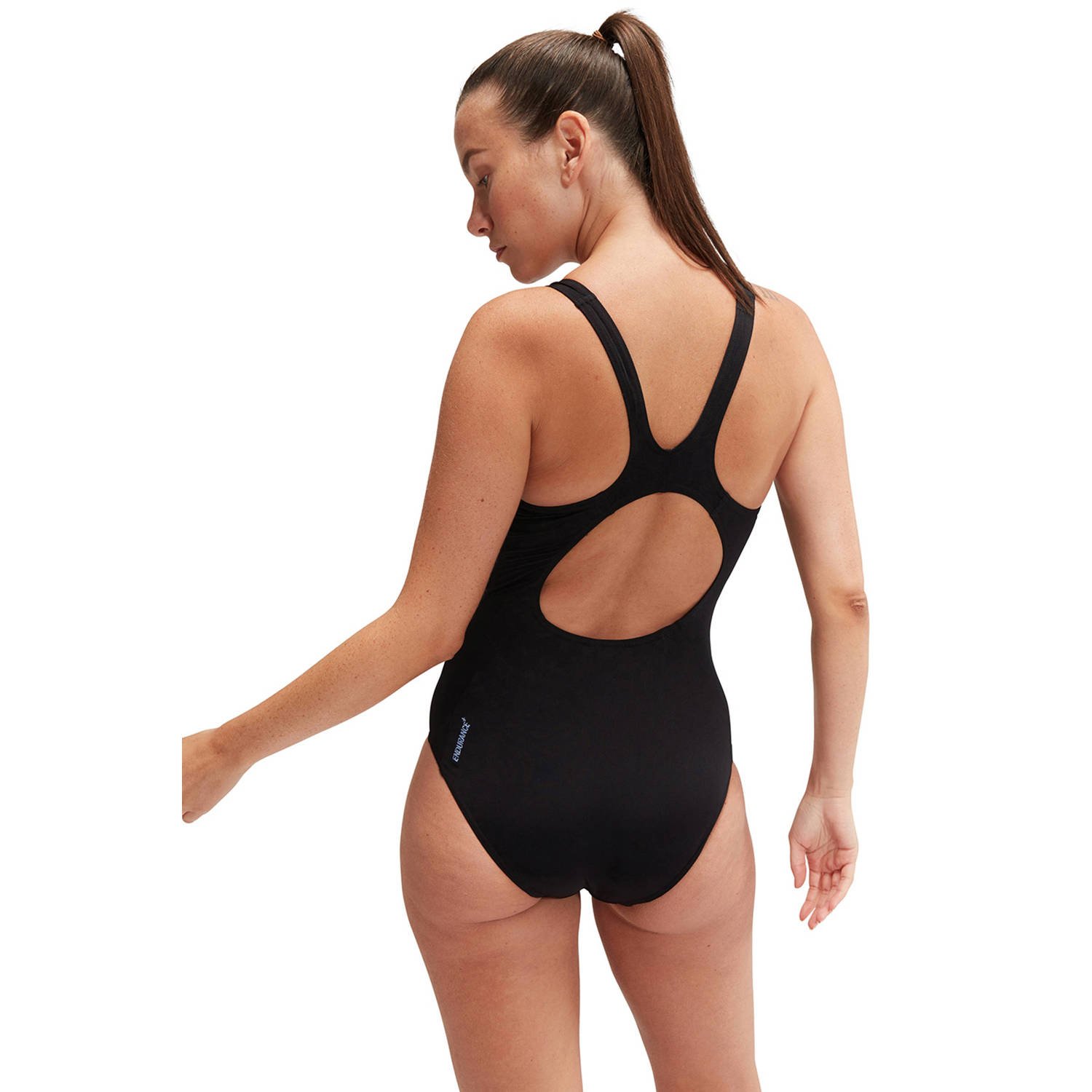 Speedo Endurance+ sportbadpak Muscleback zwart blauw