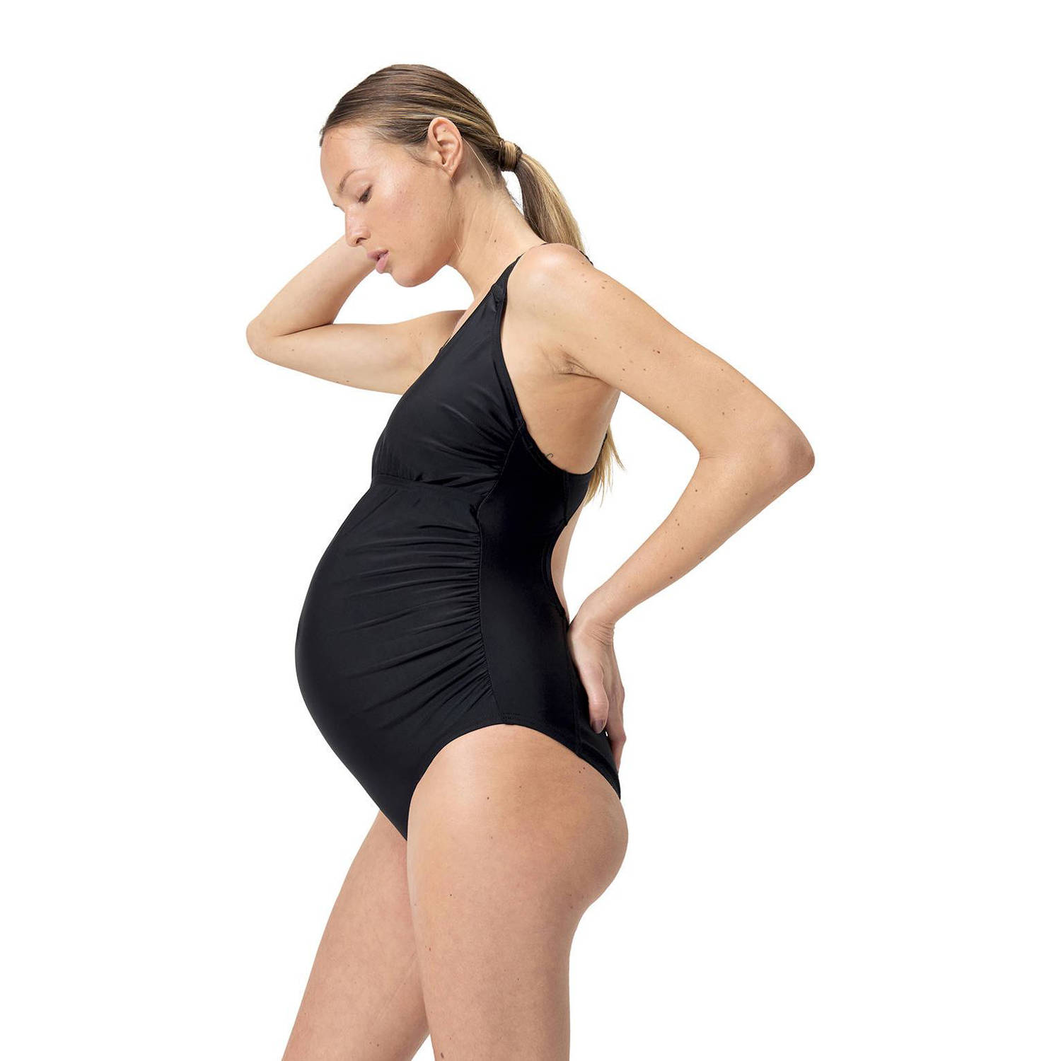 Speedo EnduraFlex zwangerschapsbadpak zwart