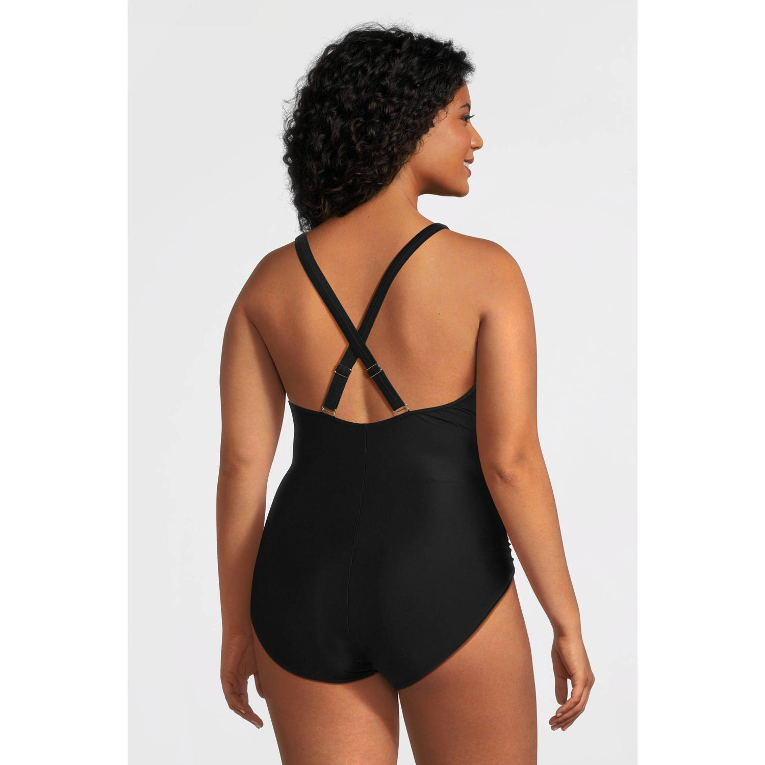 Speedo corrigerend badpak zwart