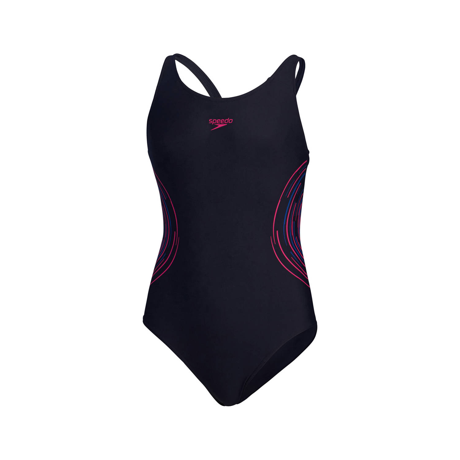 Speedo ECO EnduraFlex sportbadpak Muscleback donkerblauw Meisjes Gerecycled polyamide 116